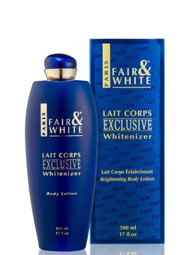 Customer photo review of Fair and White Exclusive Whitenizer Body Lotion 500 ml / 16.90 fl oz