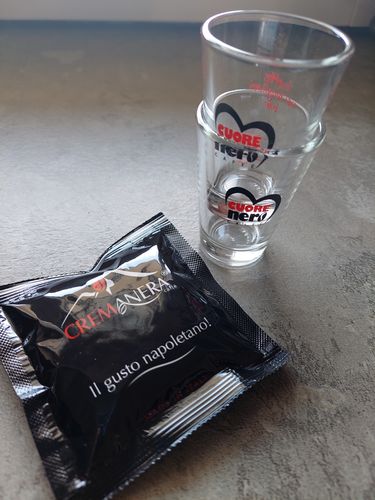 Customer photo review of 300 Cialde Cremanera con 6 Bicchierini in Vetro in Omaggio