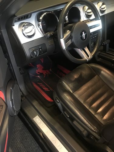 Customer photo review of Dark Red Horse Mustang Metallic Style Printed Amazing Gift Ideas Car Floor Mats 211407