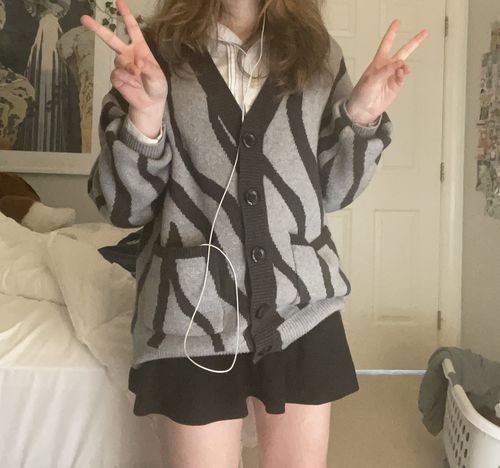 Customer photo review of Psychic Cardigan