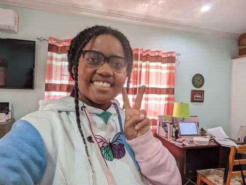 Customer photo review of Butterfly Hoodie