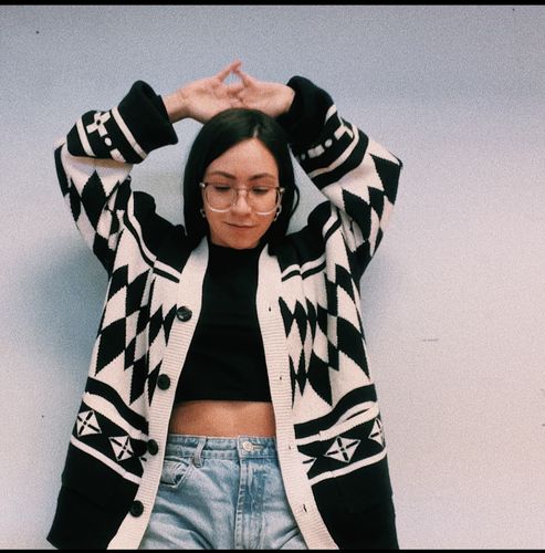 Customer photo review of Dragon Cardigan