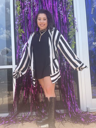 Customer photo review of Snake Pillar Cardigan