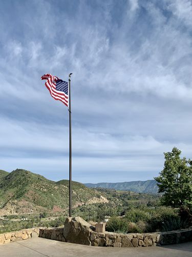 Customer photo review of 35 ft. Commercial Flagpole with Internal Cable Halyard