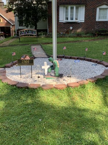 Customer photo review of 25 ft. Commercial Flagpole with Internal Cable Halyard Rated at 117 MPH
