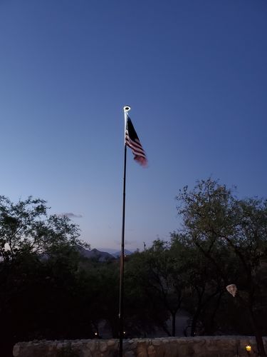Customer photo review of 4x6ft 2-ply polyester American Flag (Popular Size)