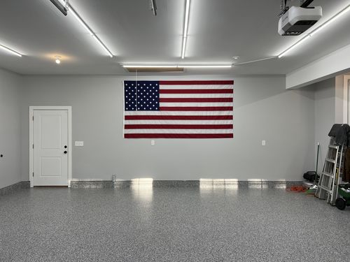 Customer photo review of 5x9.5ft Sewn Nylon American Flag