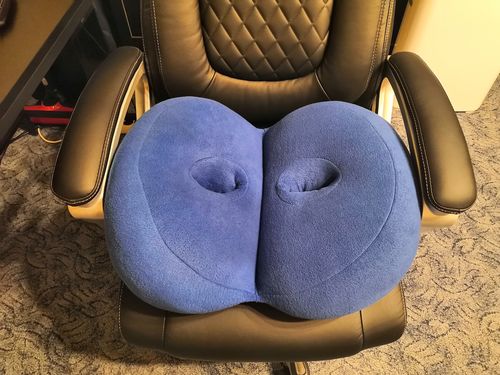 Customer photo review of Gerinc és Keresztcsont Tehermentesítő Ülőpárna