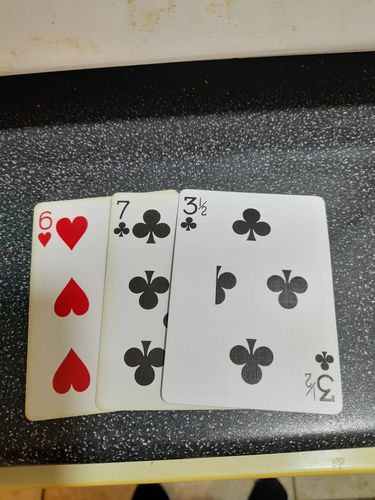 Customer photo review of Three And A Half Of Clubs - Red Back