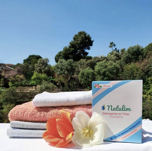 Customer photo review of Eco-Tiras de Detergente 40 lavados Natulim