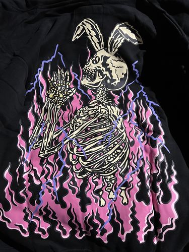 Customer photo review of Pray For Me Hoodie Full Zip (BLACK)