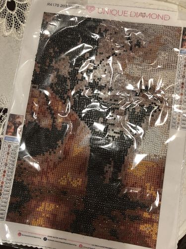 Customer photo review of 5D Diamond Painting Afrikanischer Elefant
