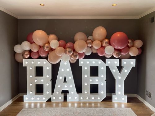 Customer photo review of Rosé All Day Balloon Garland Kit
