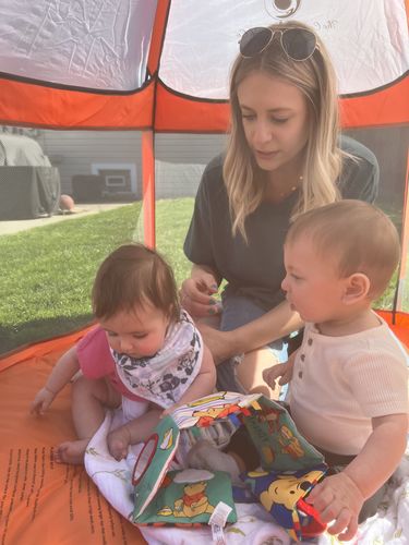 Customer photo review of Pop N' Go® Playpen