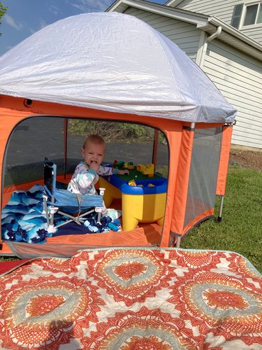 Customer photo review of Pop N' Go® Playpen