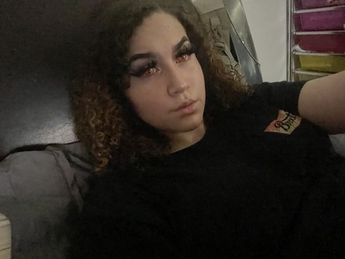 Customer photo review of Yellow Dragon Contact Lenses(12 months of use)