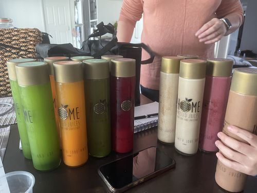 Customer photo review of Custom Juice Cleanse