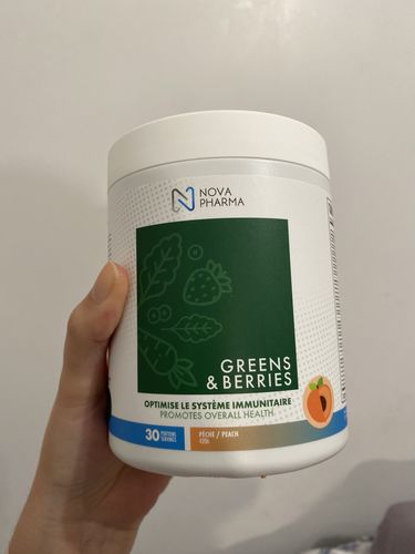 Customer photo review of Nova Pharma - Greens & Berries 420g