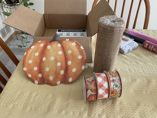Customer photo review of Tan-Crm Chex/Pumpkns, 1.5"X10Y 61005-09-15