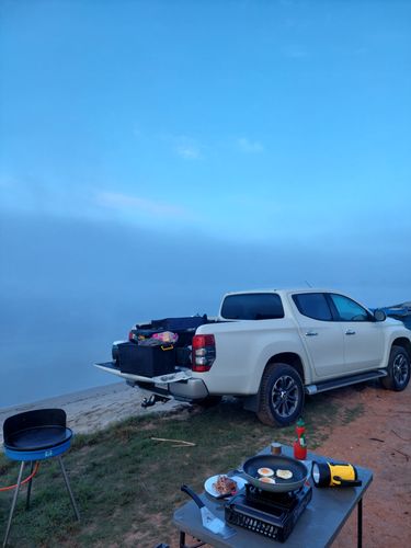 Customer photo review of Milford Ult1mate Next Gen Towbar to suit Mitsubishi Triton MQ/MR (05/2015 to Current) - REAR STEP fitted vehicles