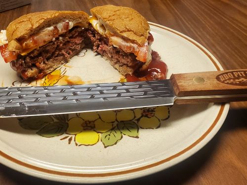 Customer photo review of 10" Stainless BBQ Knife