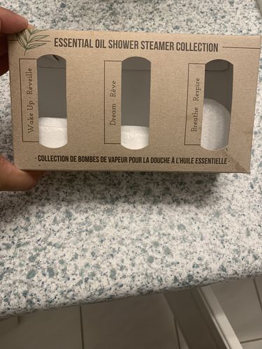 Customer photo review of Shower Steamer 9 Pack