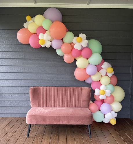 Customer photo review of Flower Child Balloon Garland Kit