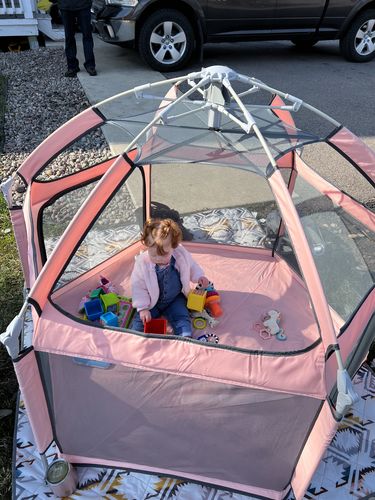 Customer photo review of Pop N' Go® Playpen