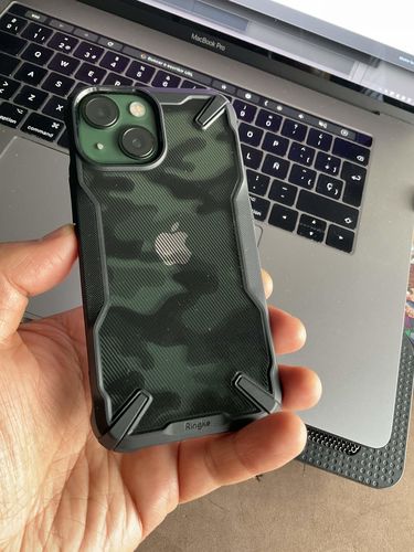 Customer photo review of Estuche Ringke Fusion X Apple iPhone 13 Mini - Camo