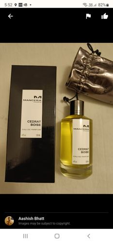 Customer photo review of Mancera Cedrat Boise For Men & Women Eau De Parfum 120 ml