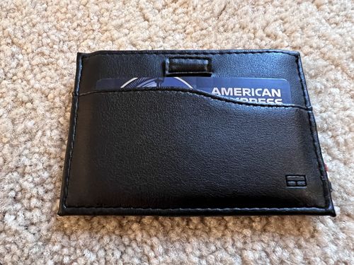 Customer photo review of Leggera Card Holder ID Window Vegan