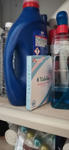 Customer photo review of Eco-Tiras de Detergente 40 lavados Natulim
