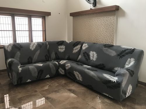 Customer photo review of Elastic Couch Cover