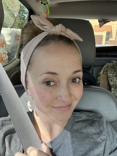 Customer photo review of Tieband™ - Ribbed Taupe