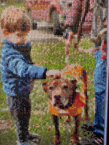 Customer photo review of Custom Diamond Painting Kits for Adults DIY 5D - Photo Diamond Art Shipped from USA