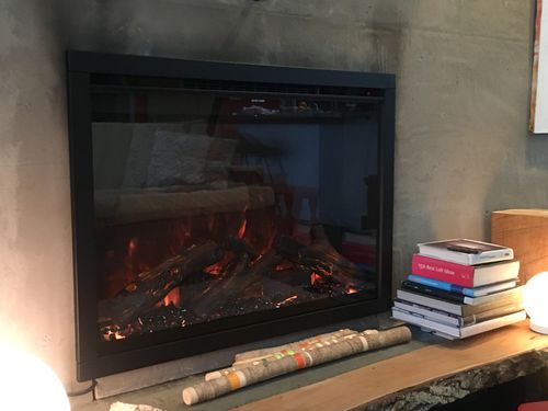Customer photo review of Modern Flames Redstone 36" Built In Electric Firebox Insert