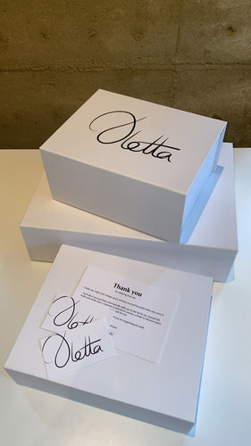 Customer photo review of Custom Premium Magnetic Gift Box White - Extra Large