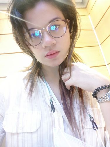 Customer photo review of MetroSunnies Willow Specs (Nude) / Con-Strain Blue Light / Anti-Radiation Computer Eyeglasses