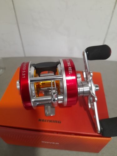 Customer photo review of Super Carretilha de Perfil Alto Kastking Rover com 6 Rolamento