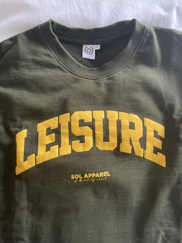 Customer photo review of Light Sol Leisure Pullover, Military Green