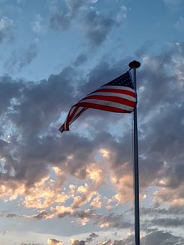Customer photo review of 25ft. Sectional Flagpole Rated to 65mph