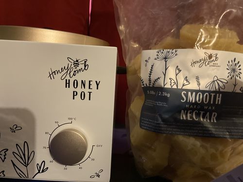 Customer photo review of Large Professional Wax Warmer 5.5LB Honey Pot