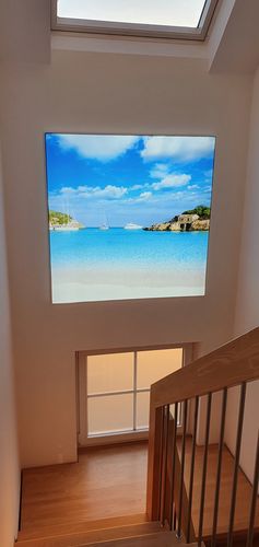 Customer photo review of Leuchtbild | Eigenes Motiv | Panorama