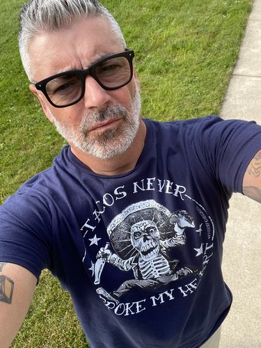 Customer photo review of Old School Tacos Never Broke My Heart Vintage Tee