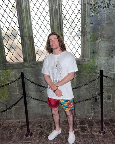 Customer photo review of Anime Mesh Shorts - Water Pillar