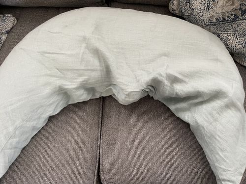 Customer photo review of MoonWomb™ ☾ Organic Body, Pregnancy and Feeding Pillow