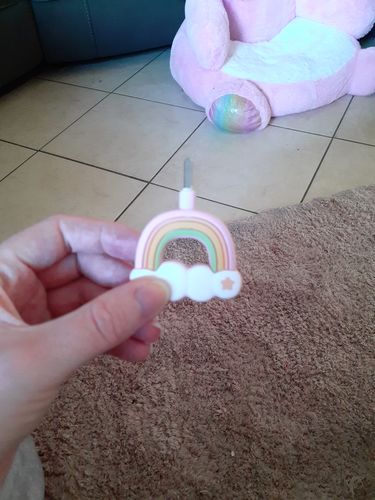 Customer photo review of Rainbow U-Shaped Sensory Toothbrush
