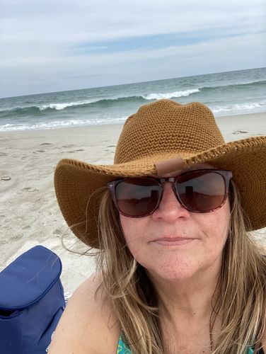 Customer photo review of Packable Sun Hat / Sand