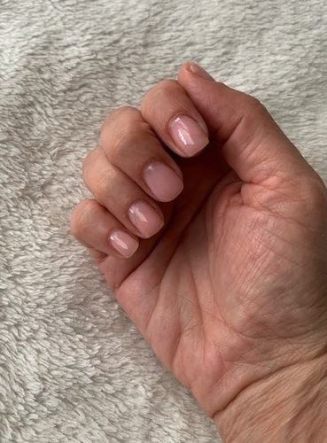Customer photo review of Semilac Mineral Strong Base UV Gel Polish 7 ml
