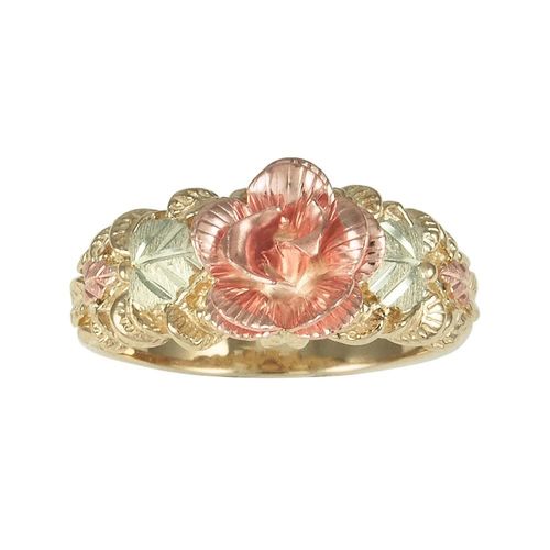 Sandra D. review of Intricate Rose Black Hills Gold Ring image 1 out of 1